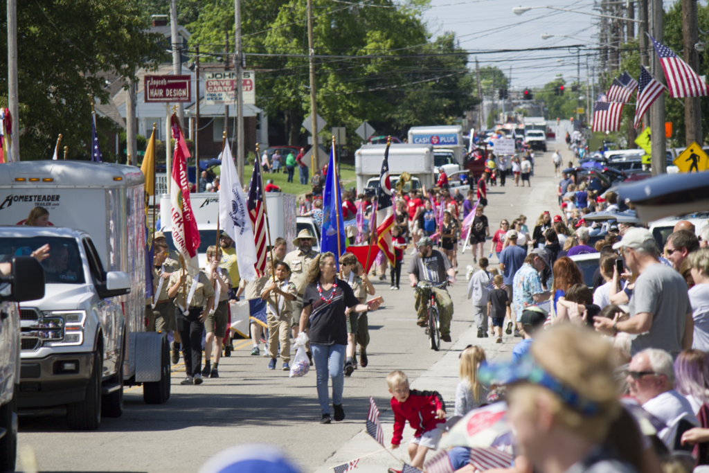 Parade shot on Blue Ash Rd.