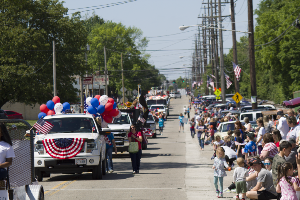 Street shot of the Memorial Day Parade